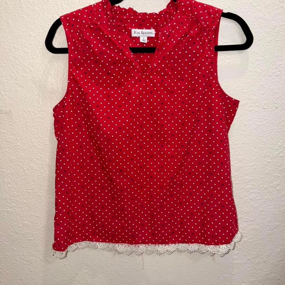 Kim-rogers Women's Red Blouse